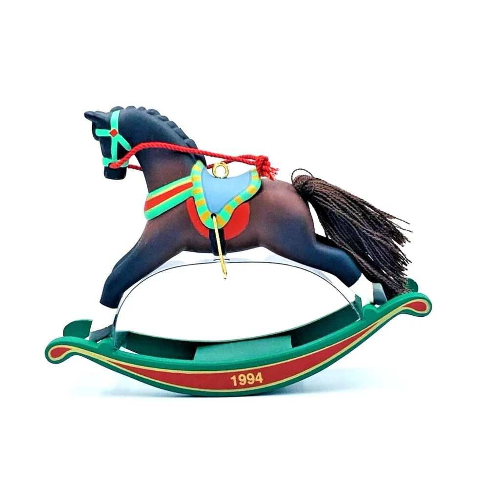 1994 (14th)‎ Rocking Horse Hallmark Keepsake Vintage Christmas Ornament QX5016